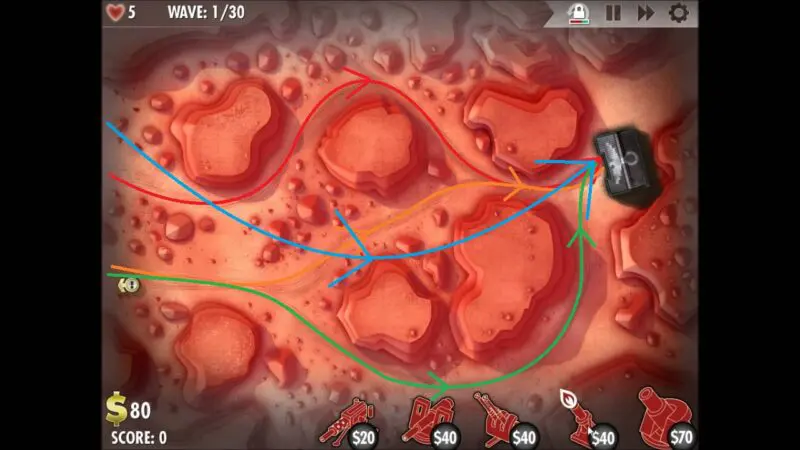 "iBomber Defense" - Axis Campaign - 05. แอฟริกาตะวันออกเฉียงเหนือ: Desert Dusk (1)