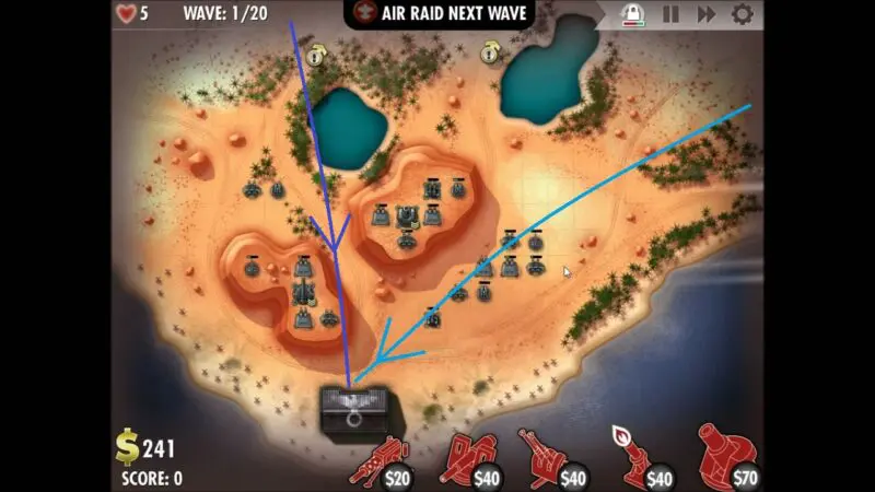 "iBomber Defense" - Axis Campaign - 13. แอฟริกาตะวันตกเฉียงเหนือ - การตอบโต้ (1)