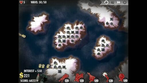 "iBomber Defense" - ระดับ 12 - ยุโรปเหนือ: Firestorm (6)
