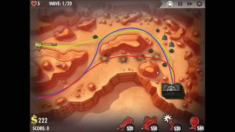"iBomber Defense" - Level 4 - North West Africa: Counterattack (1)