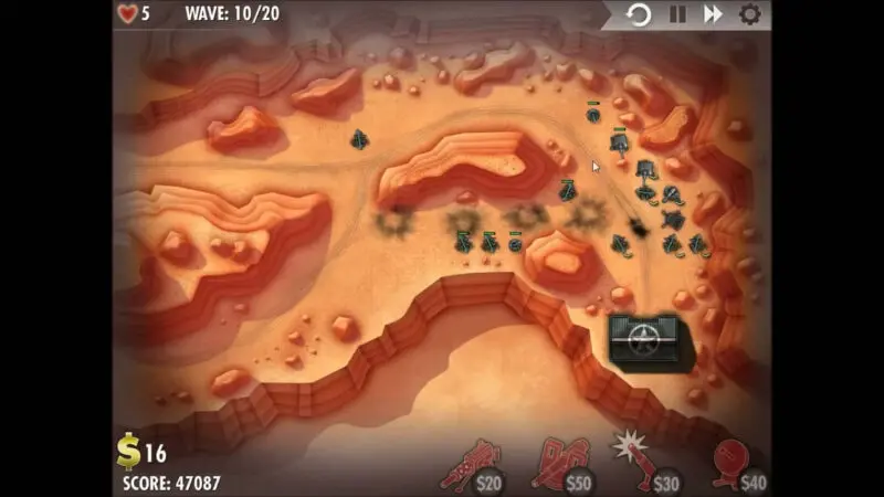 "iBomber Defense" - Level 4 - North West Africa: Counterattack (2)