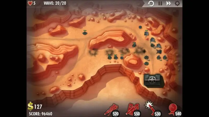 "iBomber Defense" - Level 4 - North West Africa: Counterattack (3)